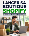 Lancer sa Boutique Shopify – couverture de la formation