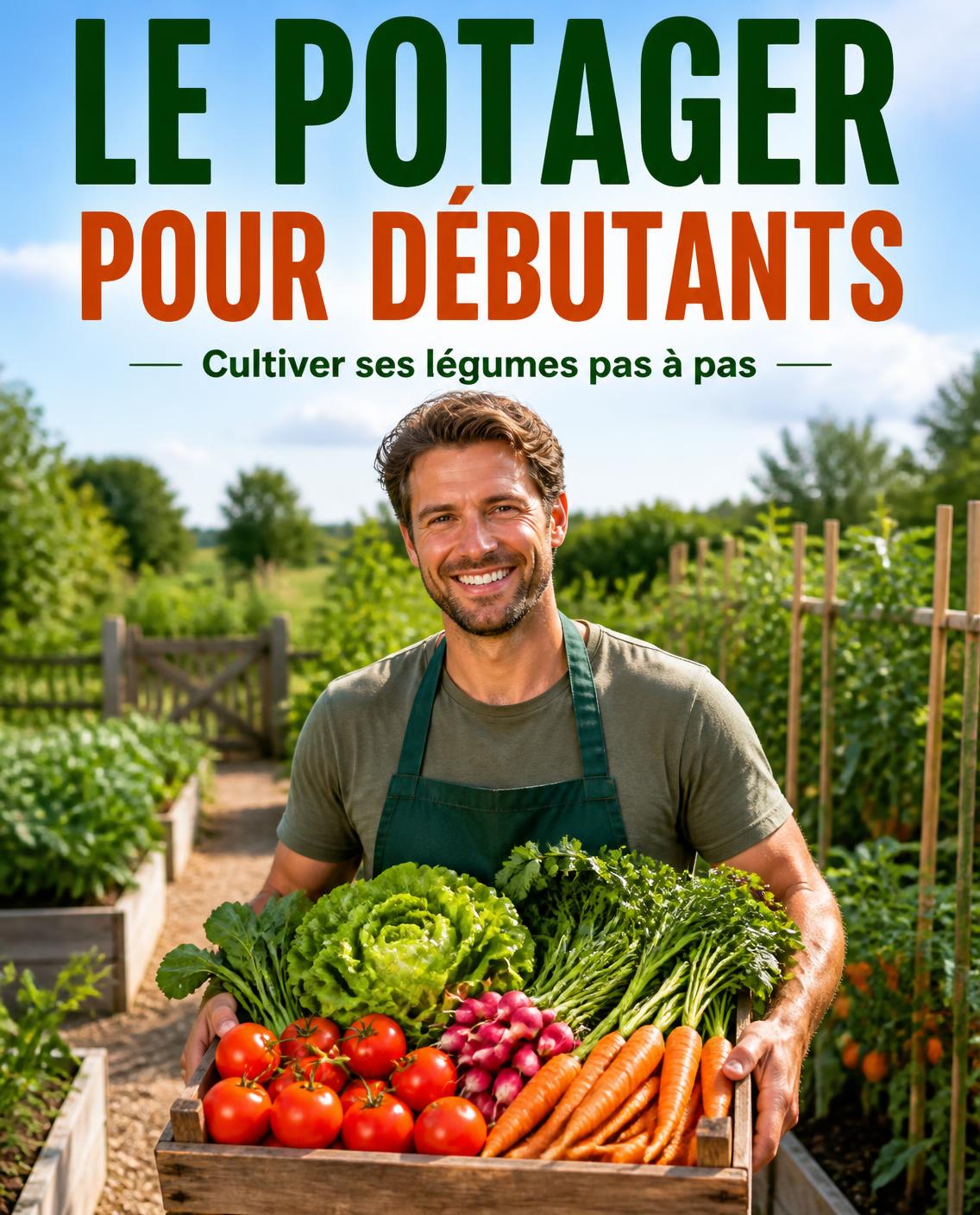 Le Potager pour Débutants – couverture de l'e-book