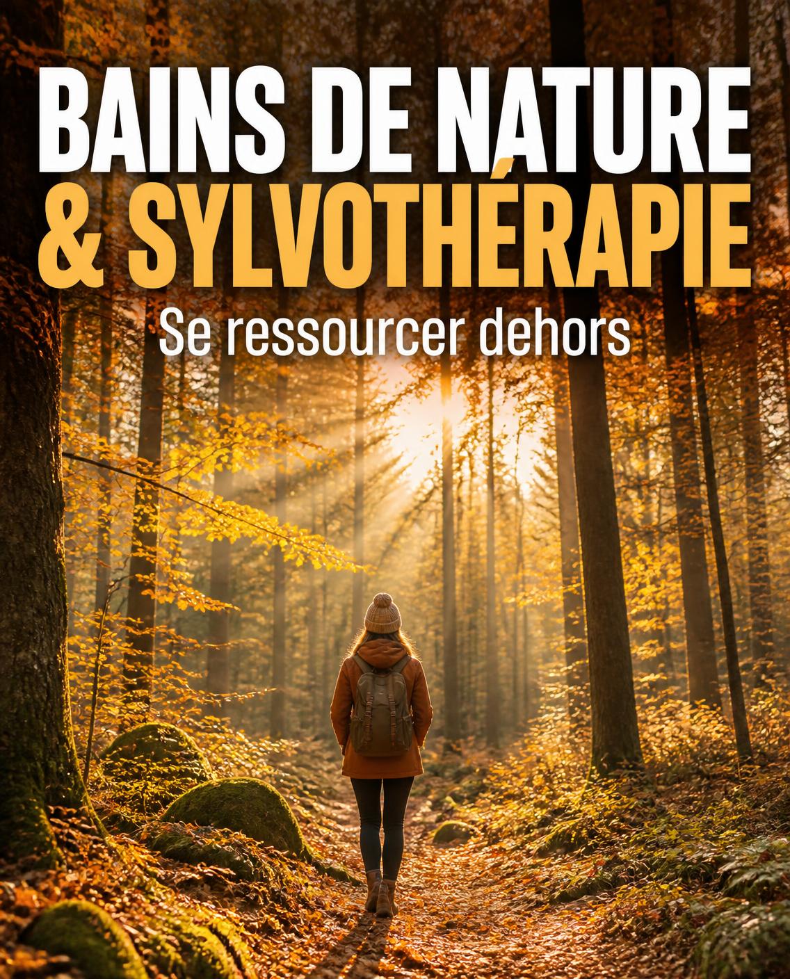 Bains de Nature & Sylvothérapie – couverture de l'e-book